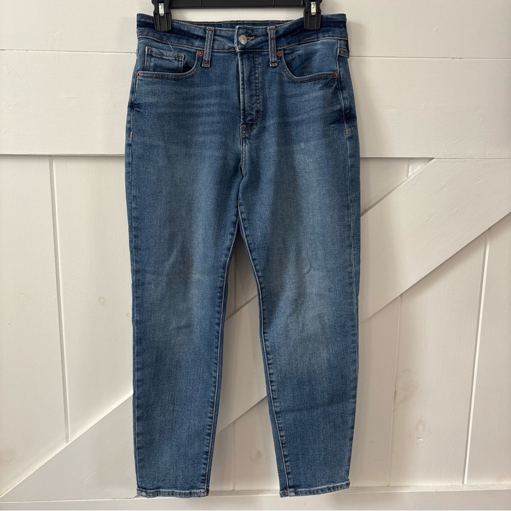 Set Of 2 Old Navy O.G. Straight High Rise Jeans Secret Smooth Pockets Size 6 - Picture 4 of 8
